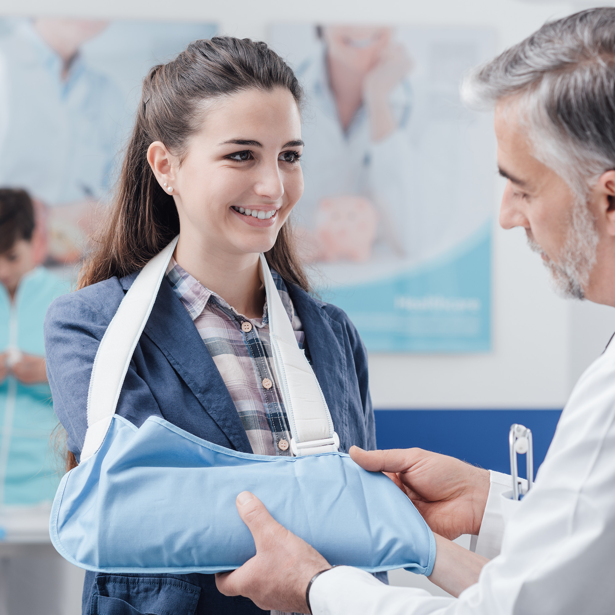 portrait of young female with perfect smile